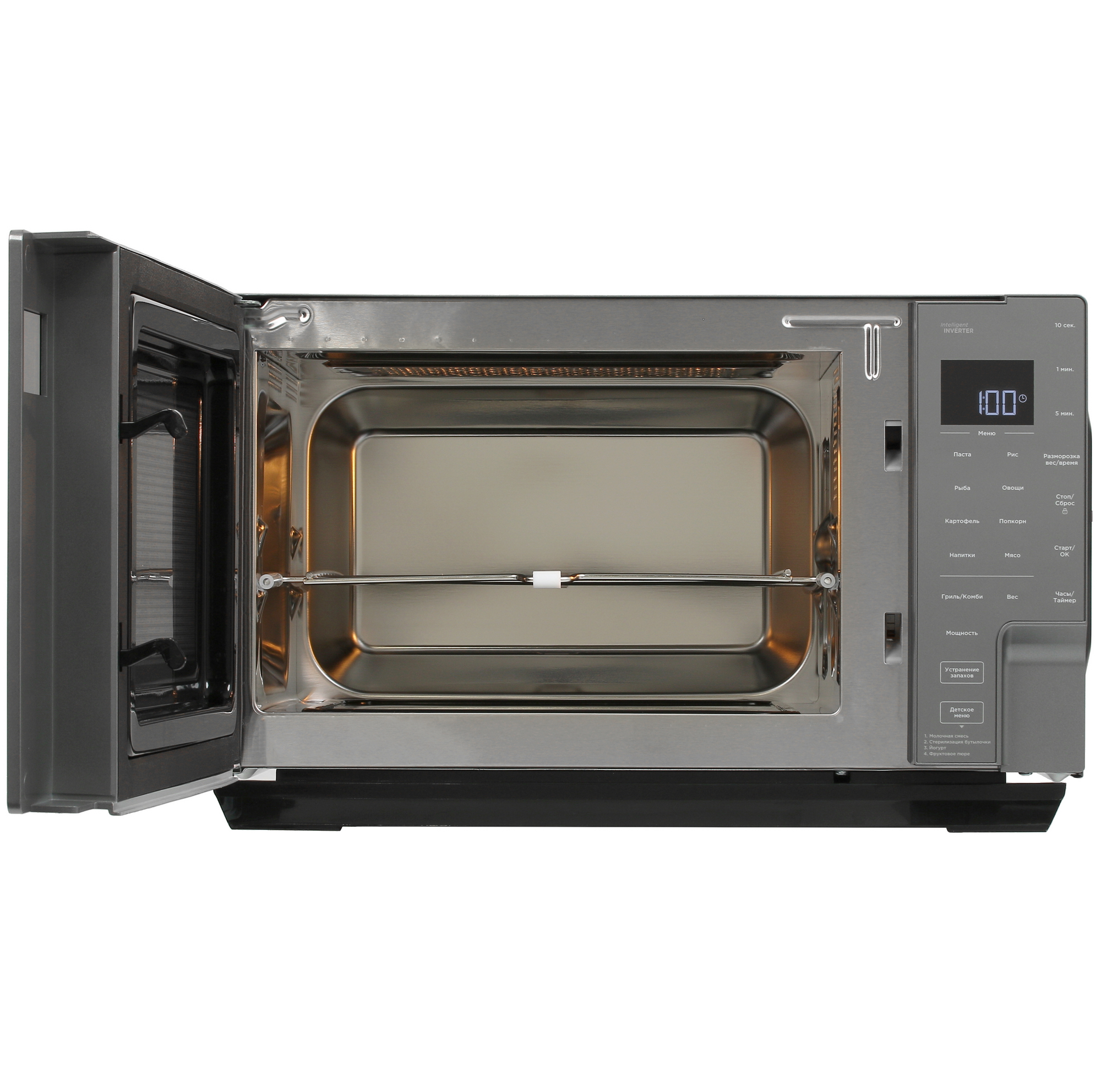 5415710 Микроволновая печь Eigen MW-FBE900I зеркальный, серебристый STDN-0116069 - Вид №5