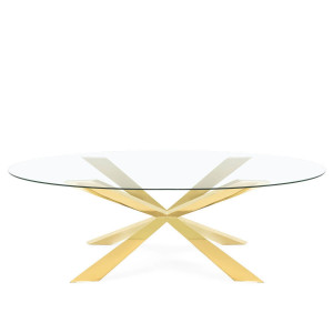 450250-01 ABHIKA ТАБЛИЦА ОВАЛИЯ H75 220X110 GOLD