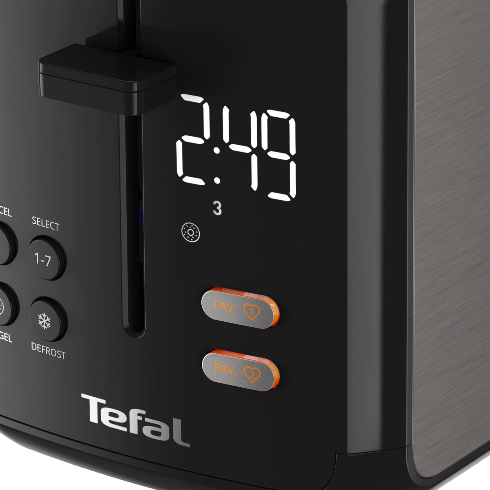 9225082 Тостер Tefal Ultimate Digital Control Panel TT3228E0 черный STDN-0021936 - Вид №4