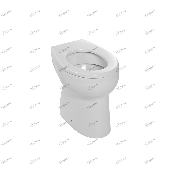 H822037 Приставной унитаз напольный Белый Jika  Чехия 