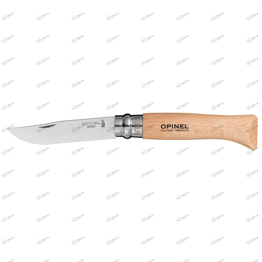 Нож Stainless Steel с ручкой из оливы 8,5 см Opinel 002020