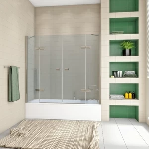 Шторка на ванну 130x160 GV-864P прозрачное стекло 6 мм GUTEWETTER TREND PART