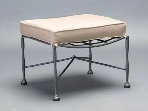 OFFICINACIANI Прямоугольная железная подставка для ног для сада Intreccio Gf4004po