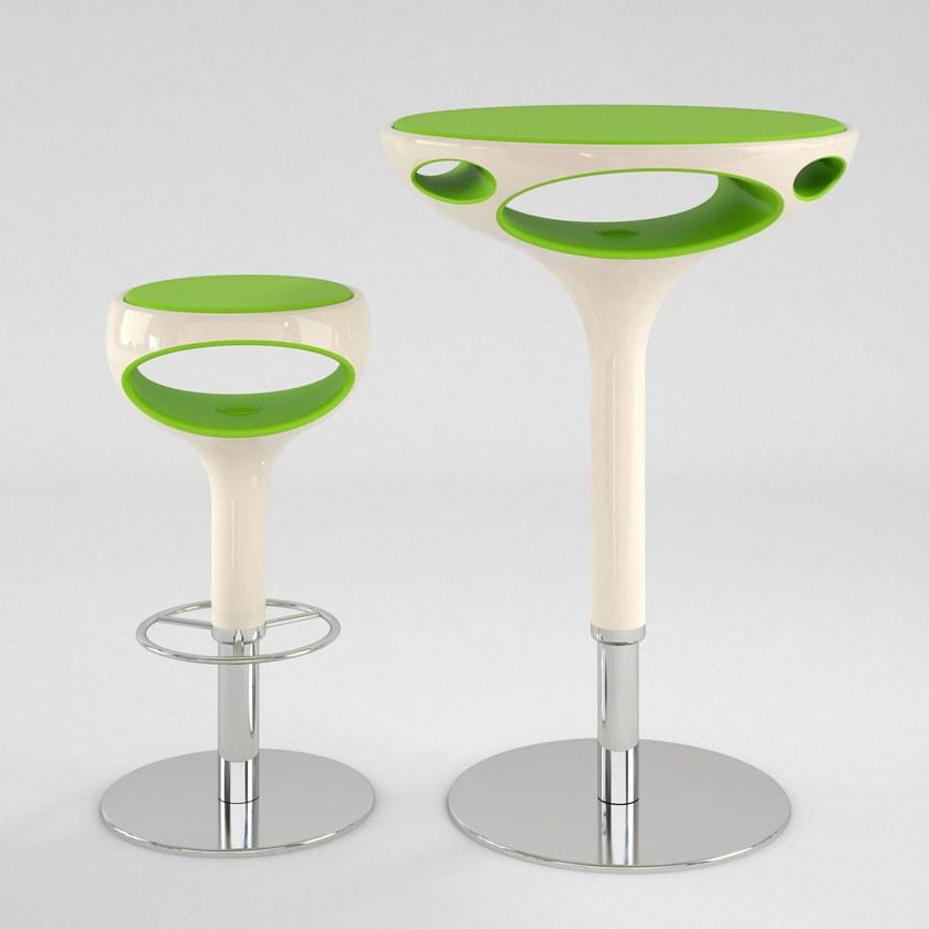 Giovannetti Высокий круглый стол из полиуретана Ring sun-id-1463840 - Вид №2