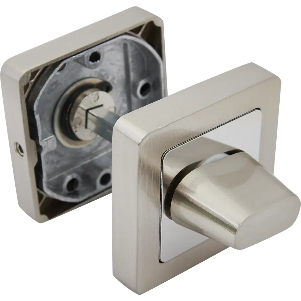 Фиксатор дверной PUNTO BK6K.QR52 - надежная защита с матовым никелем 85282360 STLM-0060770