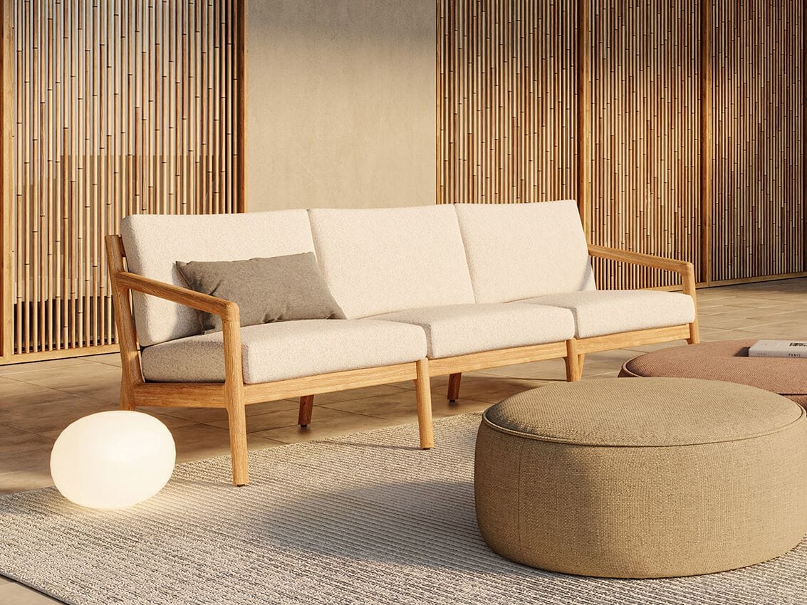 3-местный мягкий ТИК садовый диван Walters Laurel ARCH-00141654 - Вид №3