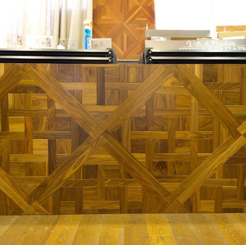 Модульный паркет Marco Ferutti Versailles Versailles Орех американский Натур (Гладкая) 600х600 мм 2600600021 - Вид №2