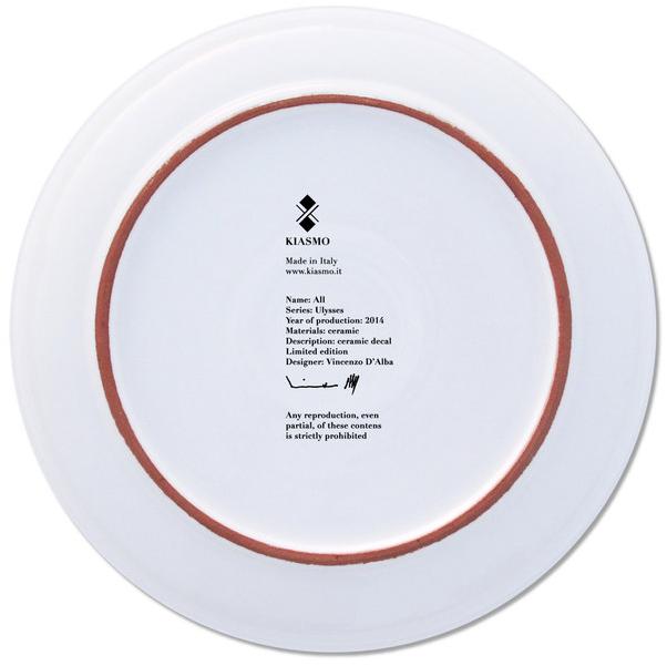 Kiasmo Керамическая тарелка Ulysses 2014kddulya - Вид №2