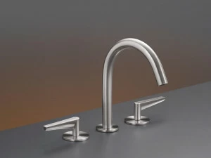 Ceadesign Смеситель для раковины из нержавеющей стали на 3 отверстия с регулируемым изливом Flag Flg 03