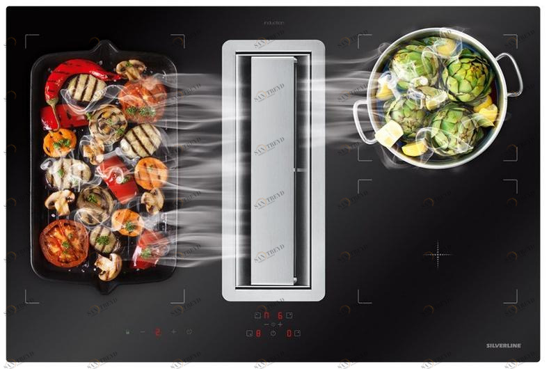 Silverline Стеклокерамическая верхняя вытяжка со встроенной подсветкой sun-id-1346355