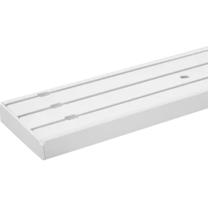 Карниз пластиковый трехрядный Inspire в наборе 300 см пластик цвет белый