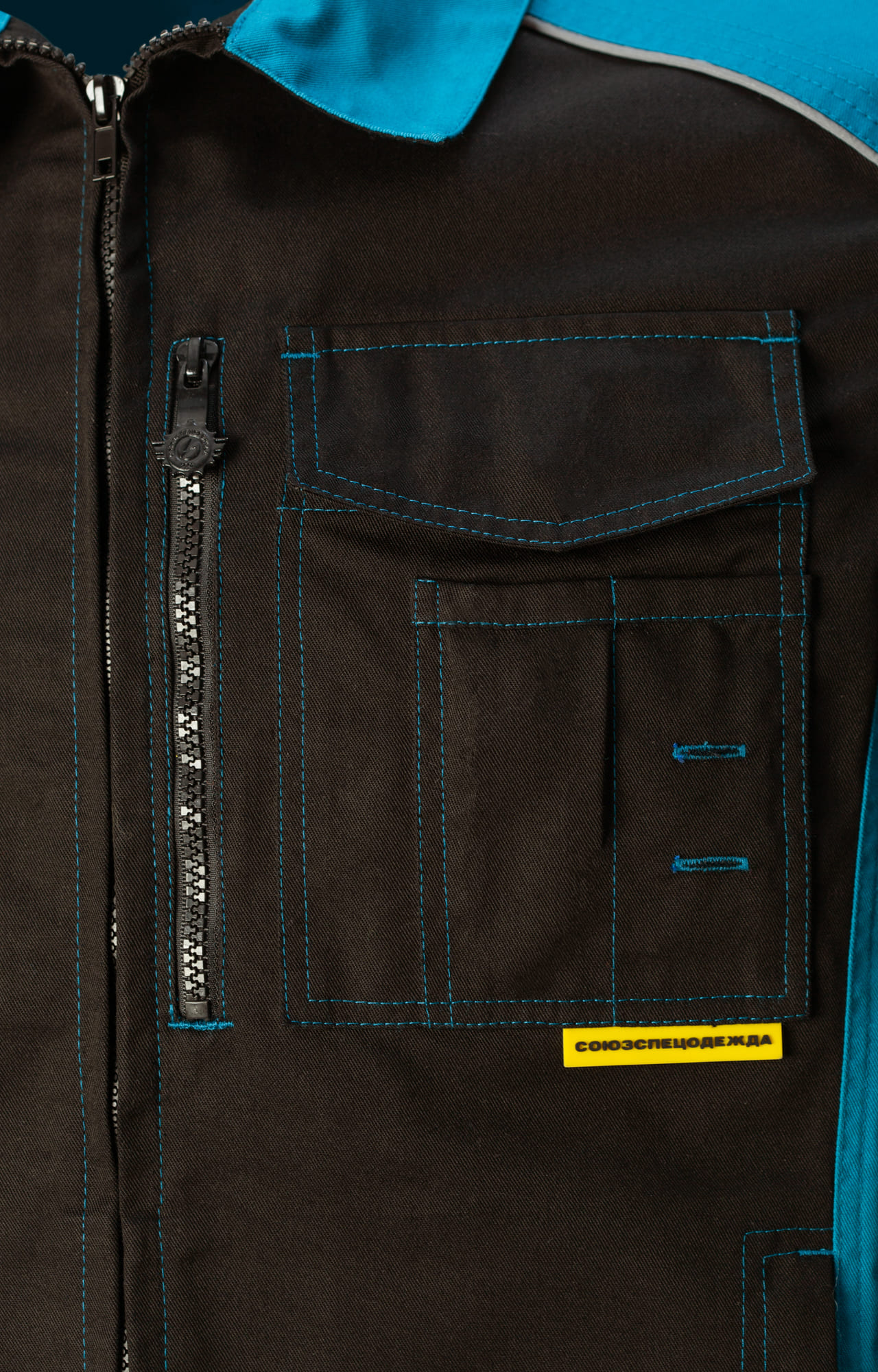 5045251 Костюм NEW черный-аквамарин STATUS  Летняя спецодежда  размер 64-66/170-176  - Вид №6