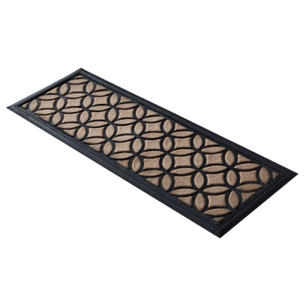 Коврик грязезащитный полиэстер Bali S2 25x75 см цвет бежевый Santreyd STLM-2149349 - Вид №3