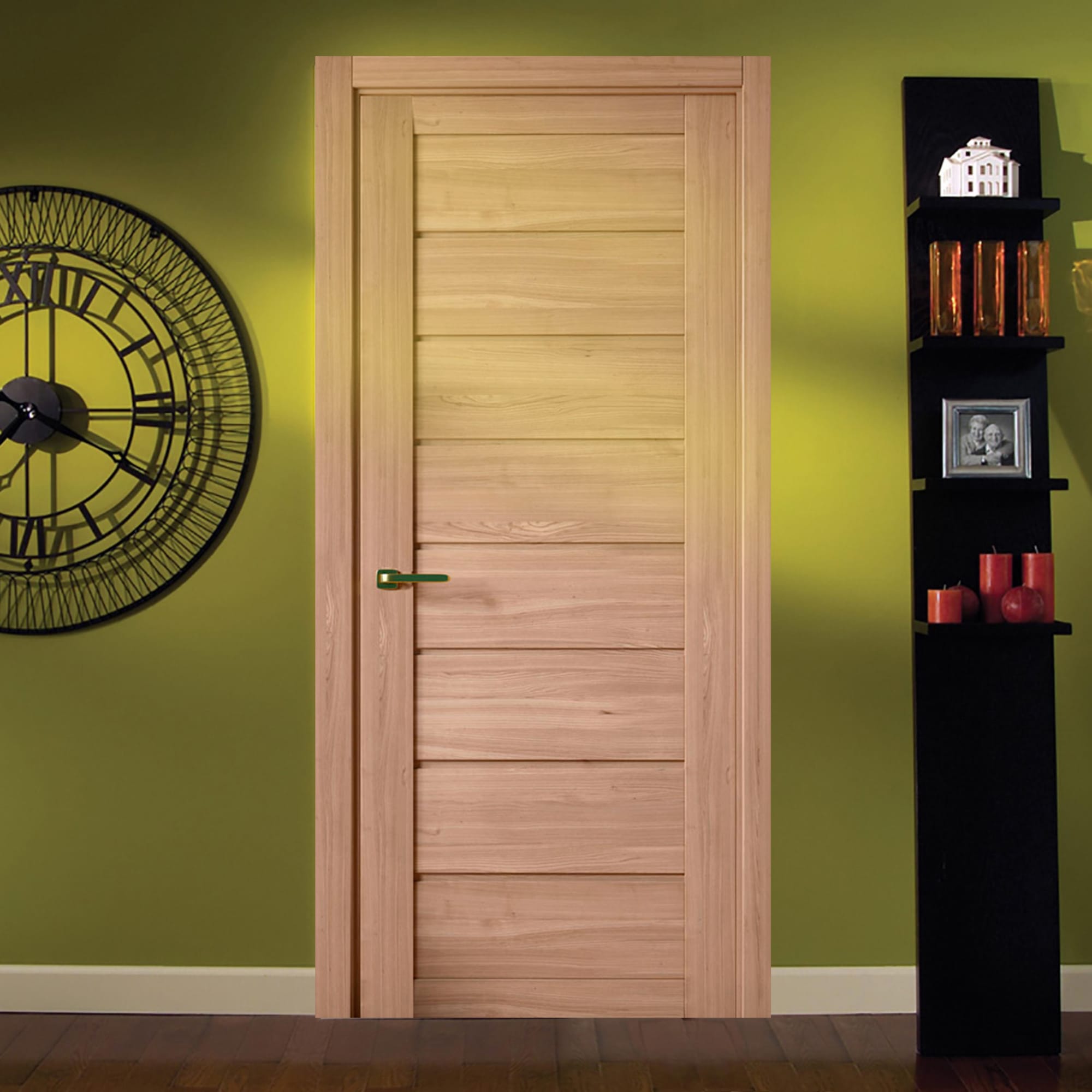 81933683 Дверь межкомнатная Лайн 80x200 см цвет дуб глостер Santreyd  - Вид №7