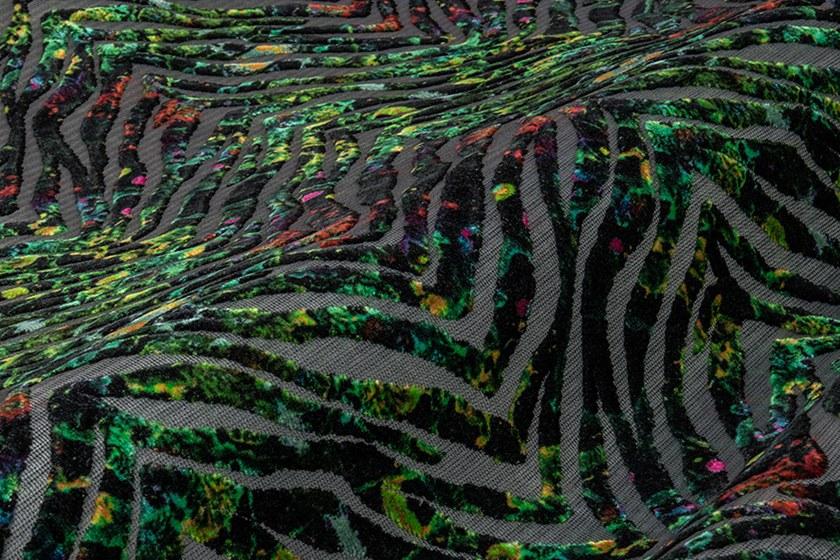 Aldeco Разноцветная обивочная ткань Bloom sun-id-1443608 - Вид №2