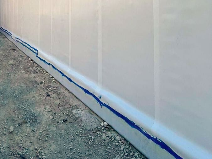 Самоклеющиеся HDPE мантии для гидроизоляции в пост-заливки подземных конструкций MAPEI гидроизоляция подземных конструкций ARCH-00014691