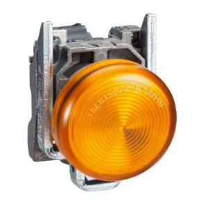 XB4BVM5EX Лампа сигнальная Harmony, 22мм, 230В, AC, Оранжевый Schneider Electric Кнопки и лампочки