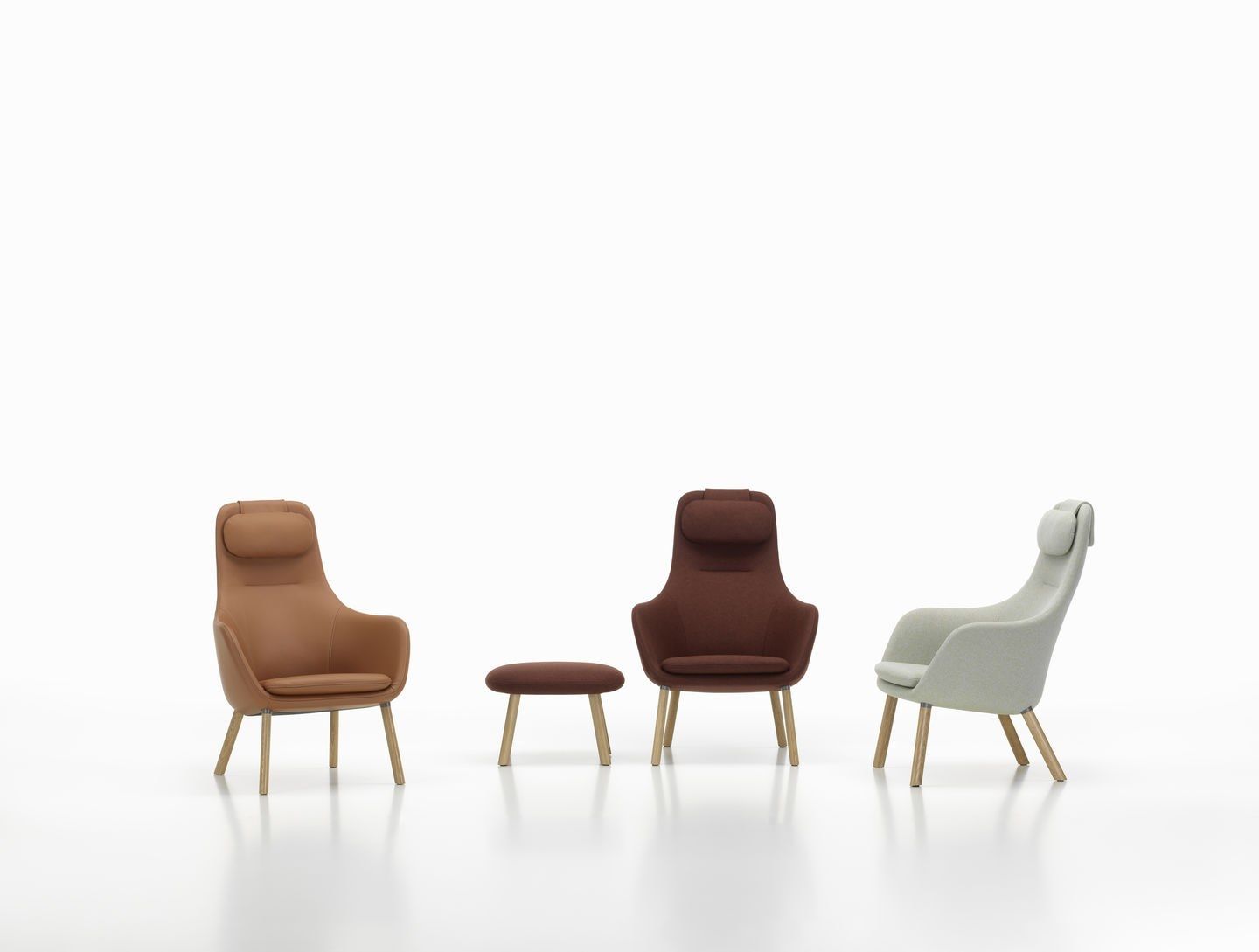 Тканевая мягкая подставка для ног VITRA HAL Lounge ARCH-00085800 - Вид №35