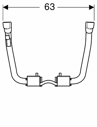 6113200001 Подлокотник IDO Glow kit с держателем для туалетной бумаги  - Вид №3