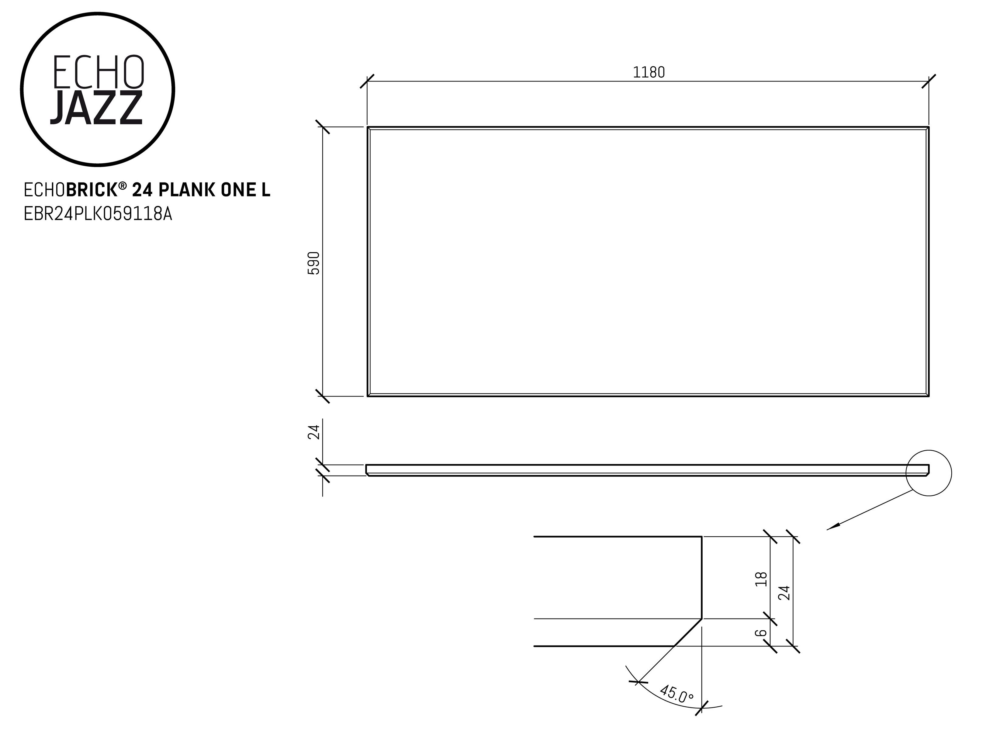 ПЭТ акустическая панель ECHOJAZZ ECHOBRICK® ARCH-00149755 - Вид №24