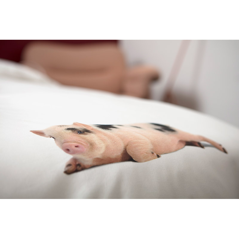 Комплект постельного белья "Поросенок белый" 200 х 220 см SNURK MISSPEGGYWHITE200X220 - Вид №4