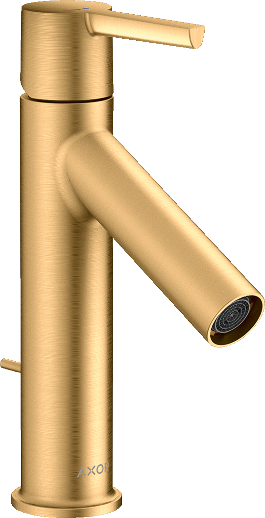 10007950 Смеситель для раковины 100, однорычажный, CoolStart, с рычажной ручкой и сливным гарнитуром AXOR STARCK