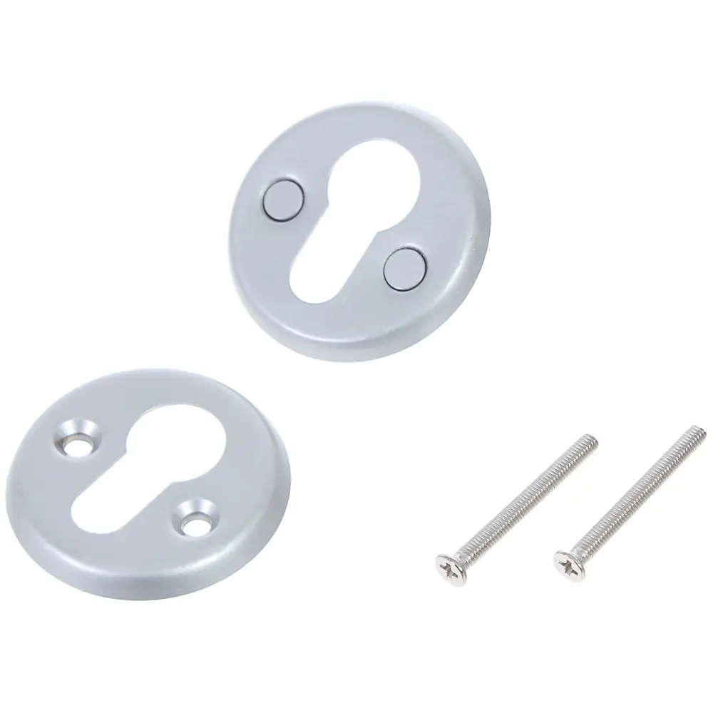 Дверные накладки Фабрика замков Е 002 SC в матовом хроме 18809254 STLM-0012899 - Вид №1