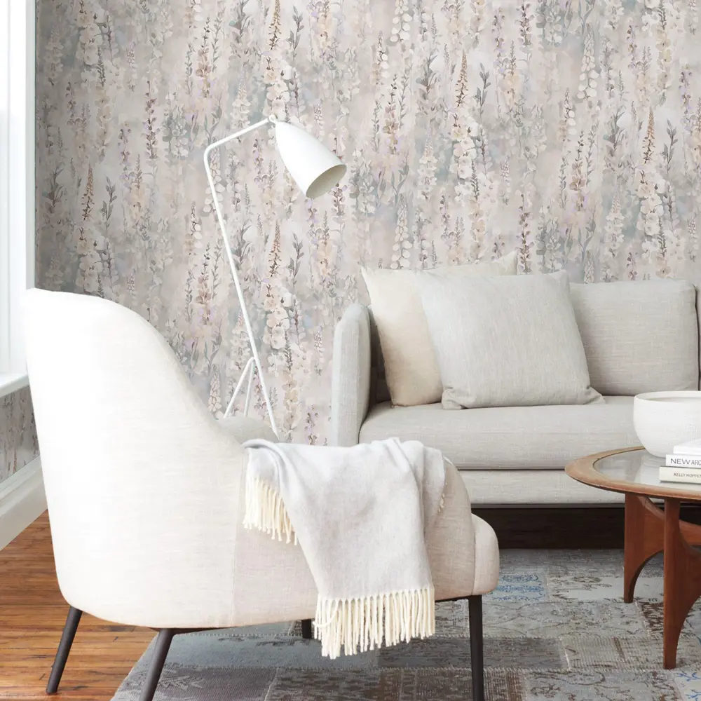 Обои флизелиновые Erismann Долорес бежевые 1.06 м 60322-02 STLM-2113807 - Вид №4