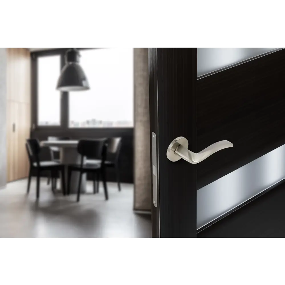 Дверные ручки EDSON для межкомнатных дверей в стиле никель 85168701 STLM-0059349 - Вид №10