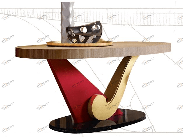 Martini Interiors Овальный обеденный стол из массива дерева sun-id-1405996