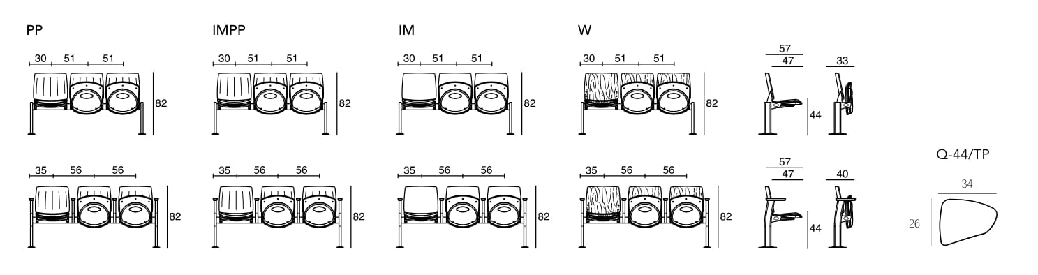 Стул конференции Sesta Q-44 ARCH-00008462 - Вид №7