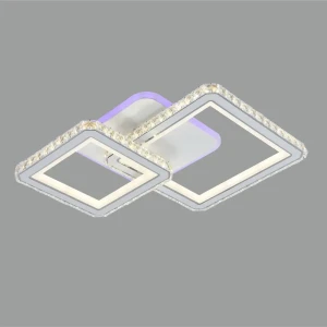 Люстра потолочная светодиодная «Caer» 23100-1/1/TL с пультом управления 13 м² регулируемый белый свет цвет белый