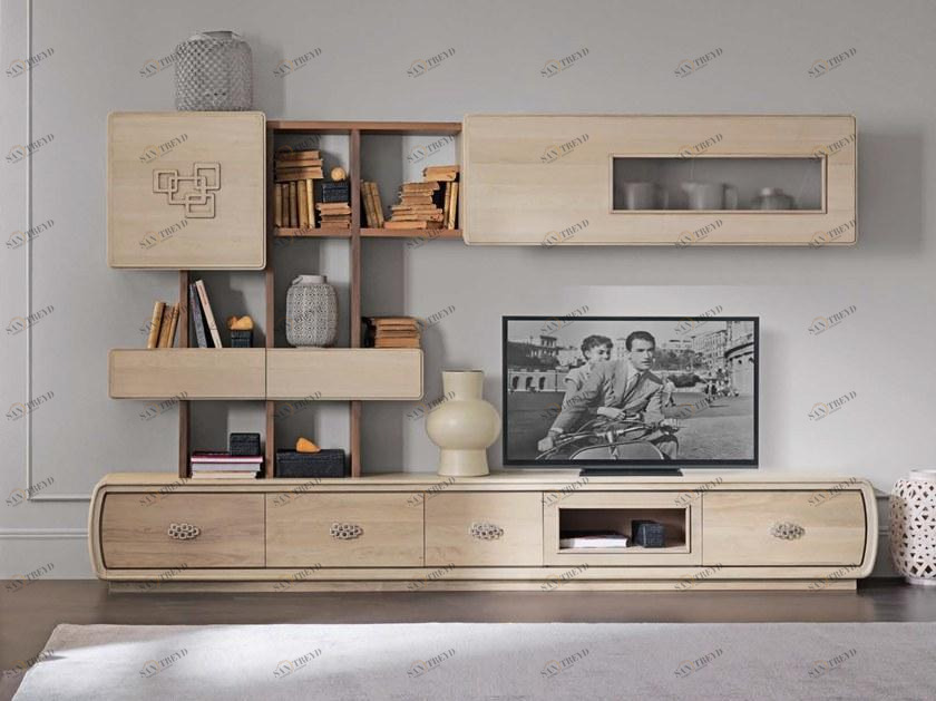 Cantiero Модульная деревянная стенка для хранения вещей Amarcord day Comp. 1000