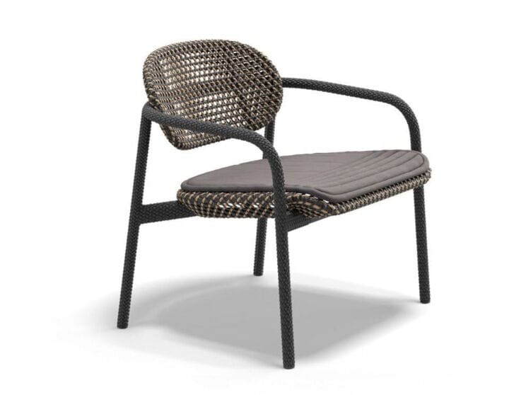 Синтетическое волокно сад стул с подлокотниками DEDON ROII ARCH-00005874