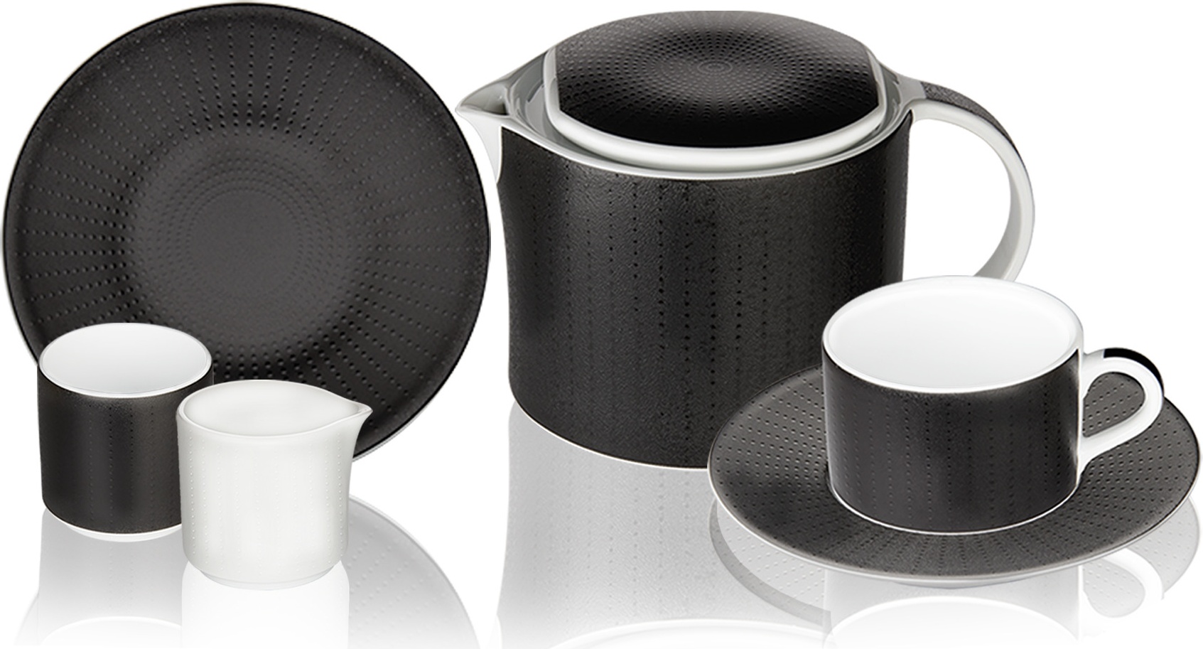 10674407 Haviland Сервиз чайный Haviland Ля Розэ на 6 персон 21 предмет, фарфор Фарфор 