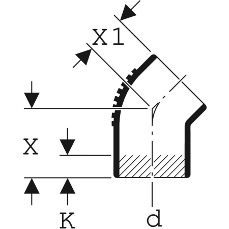 305.150.14.1 Отвод Geberit Silent-db20 Geberit  - Вид №11