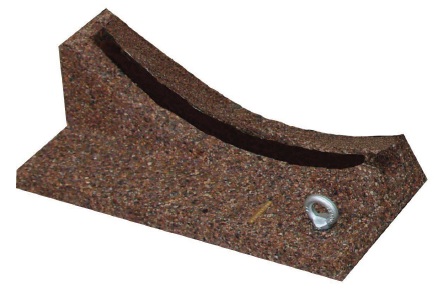 11833 КЛАССИКА на один велосипед, велопарковка из бетона LAB.Space  - Вид №2