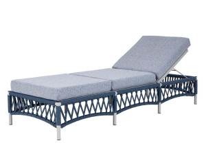 Тканевая откидная Садовая кровать с металлическим основанием и веревкой