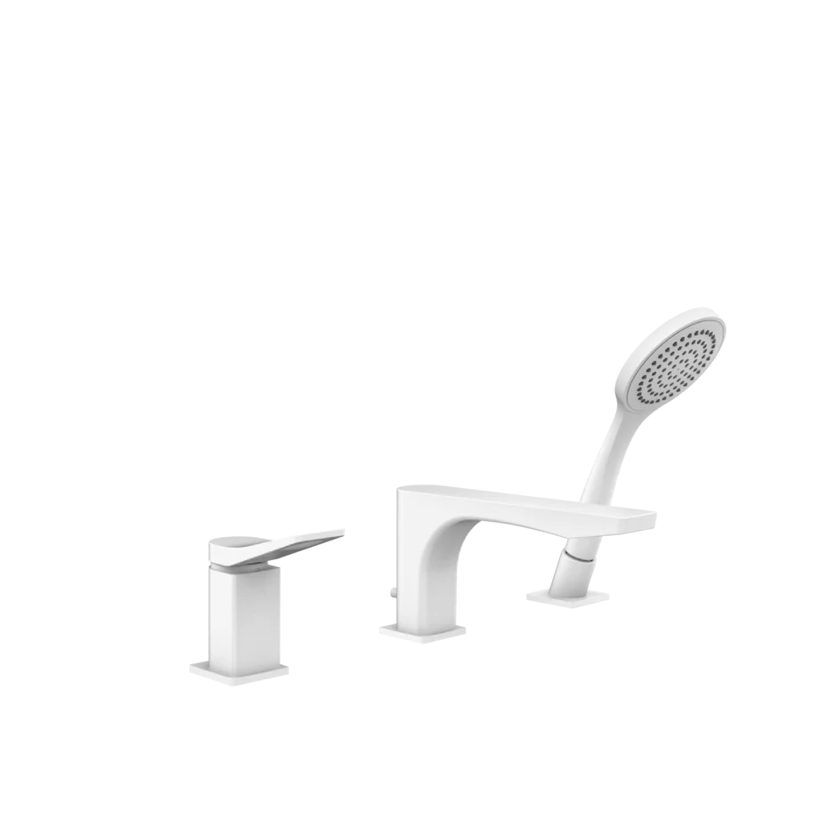 Смеситель для ванны 59037 279 Gessi Rilievo МАТОВО-БЕЛЫЙ 59037279