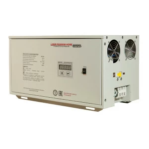 Стабилизатор напряжения LIDER PS 10000 W-HOME-30