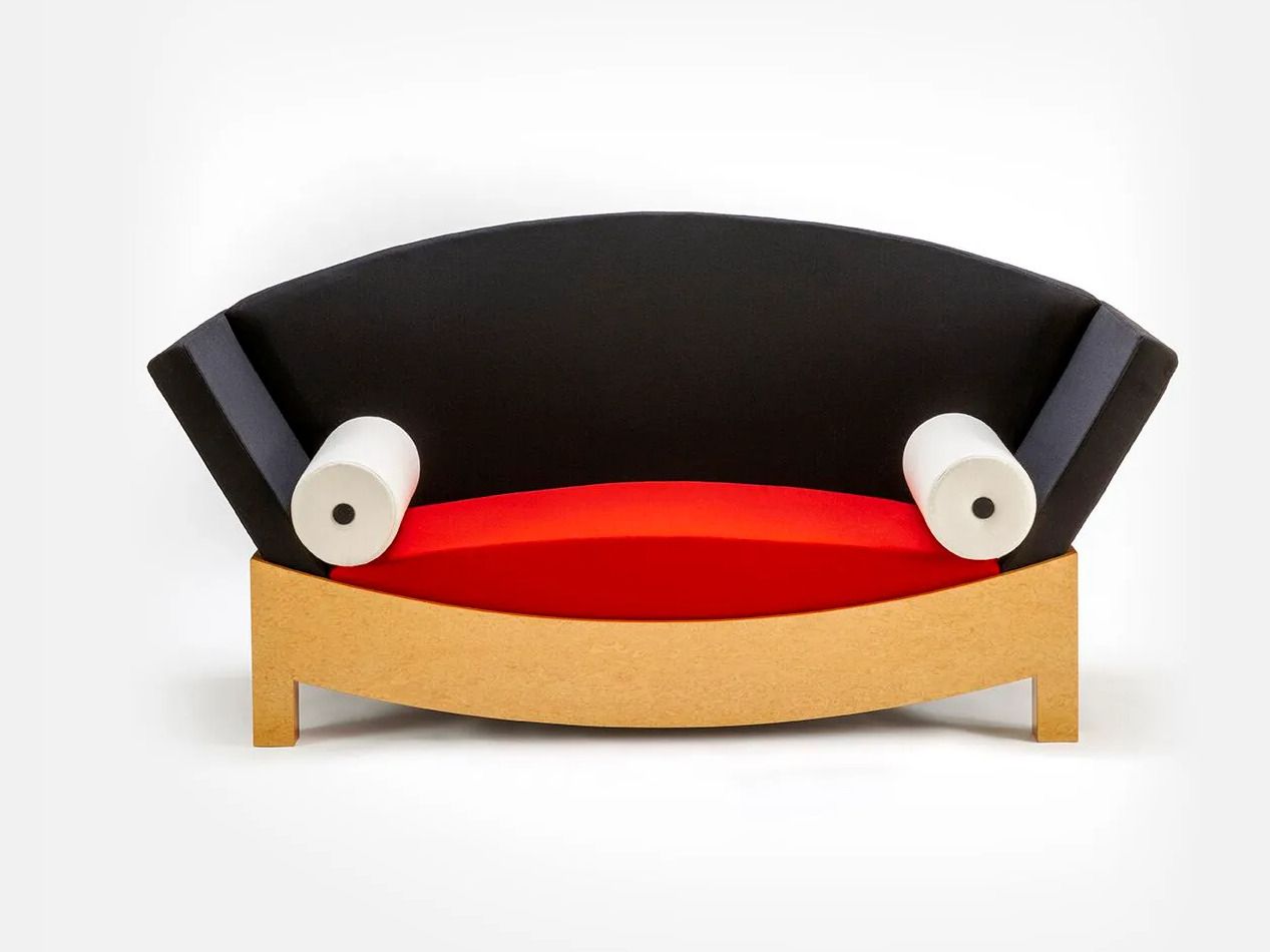 Шерстяное кресло с фанерной основой Poltronova Mitzi ARCH-00085501