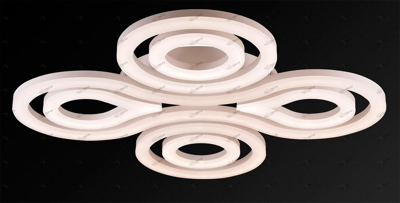 Потолочный светодиодный светильник IDLamp Concetta 396/7PF-LEDWhite IDLAMP ДИЗАЙНЕРСКИЕ, CONCETTA 203024 Белый 