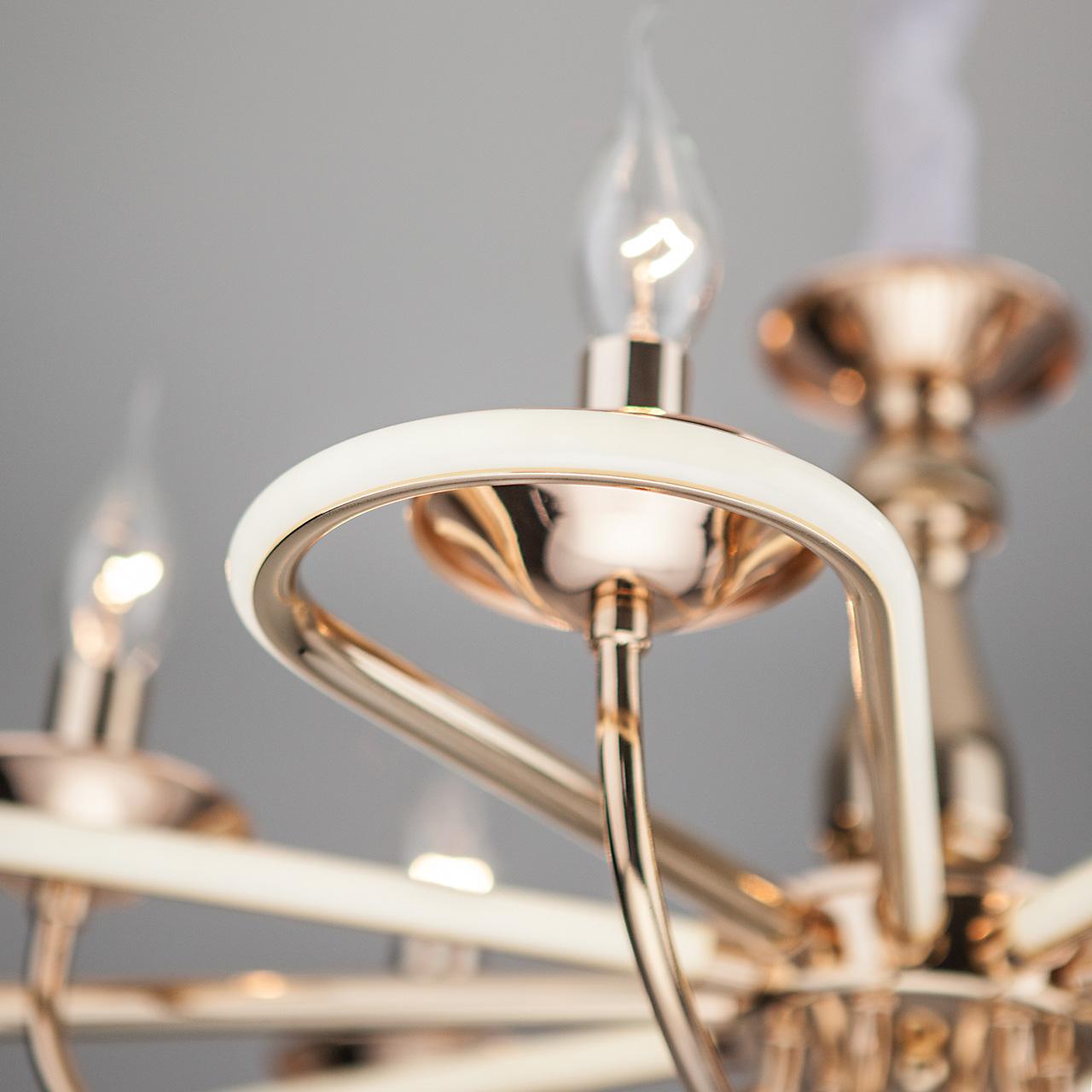 Подвесная люстра Bogates Phobos 421/6 BOGATES ДИЗАЙНЕРСКИЕ, PHOBOS 186891 Золотой  - Вид №2