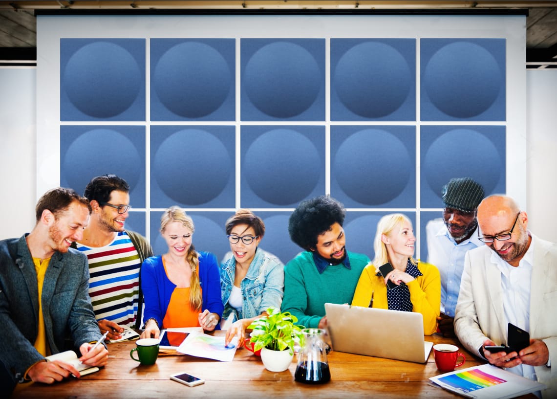 Акустическая панель из полиэфирного волокна Slalom ECOrange ARCH-00090688 - Вид №2