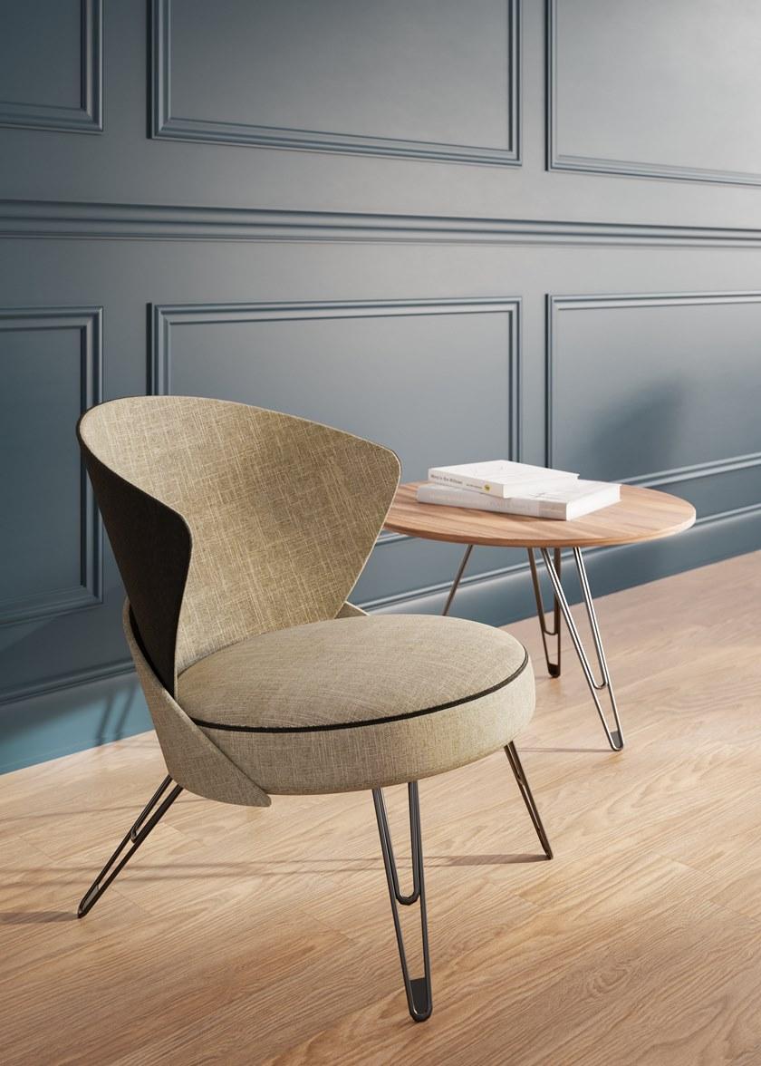 Liu Jo Living Collection Кресло с тканевой обивкой Urban fan Lsp - Вид №1