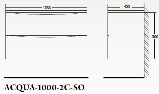 Мебель для ванной BelBagno ACQUA-1000-BL - Вид №3