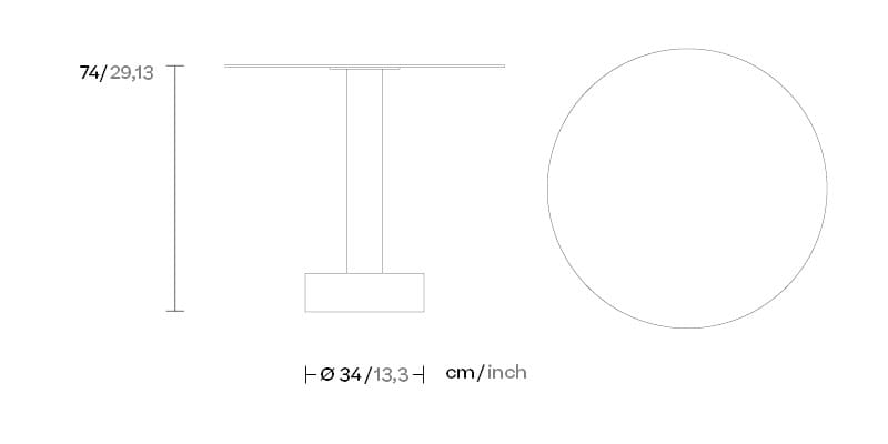 Круглый стол Kettal Roll ARCH-00104273 - Вид №1