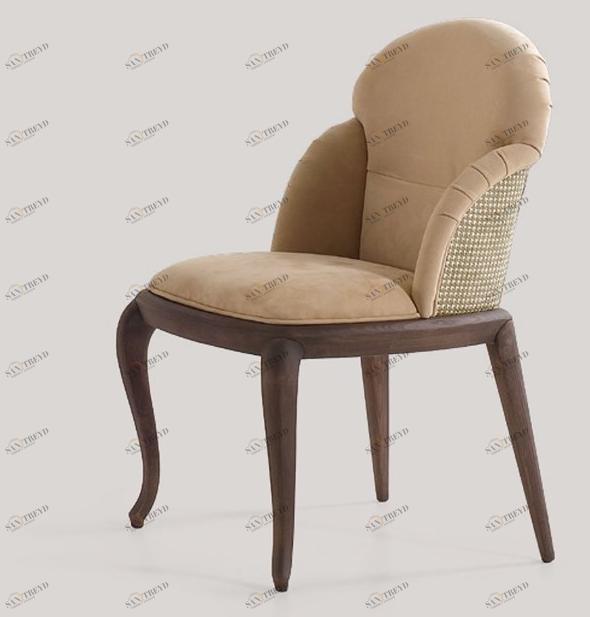 VOLPI Стул с обивкой и подлокотниками Contemporary living 1prs-003-00m