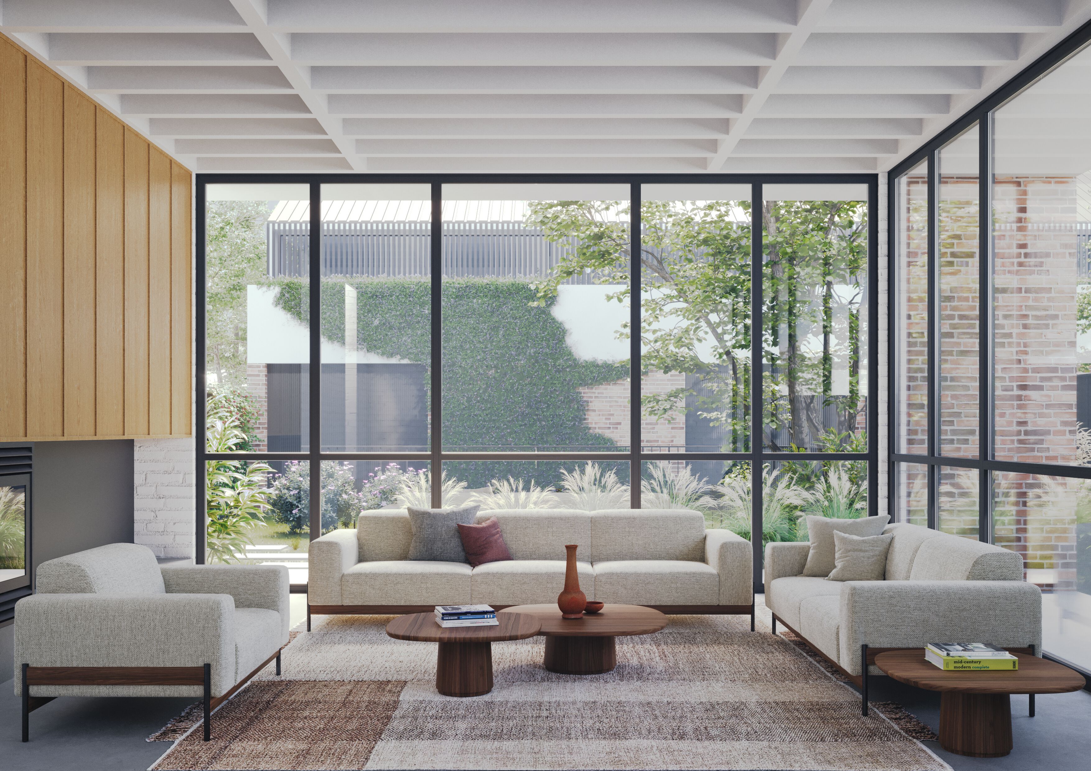 Тканевое кресло с подлокотниками для контракта Wewood Bowie ARCH-00092623 - Вид №1