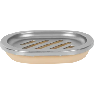 Мыльница Аквадекор Альма пластик цвет кремовый